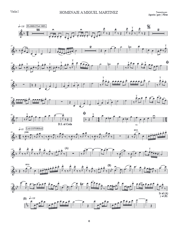 La imagen puede contener una previsualizacion de una partitura